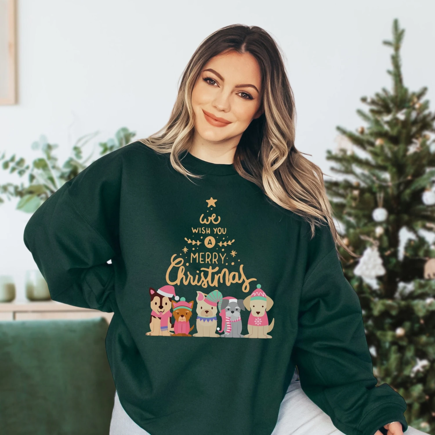 Christmas Sweatshirt, Cute Xmas Dogs Sweatshirt, Funny Christmas Jumper, Xmas Sweatshirt For Men Women, Christmas Gift 3 Christmas Sweatshirt, Cute Xmas Dogs Sweatshirt, Funny Christmas Jumper, Xmas Sweatshirt For Men Women, Christmas Gift