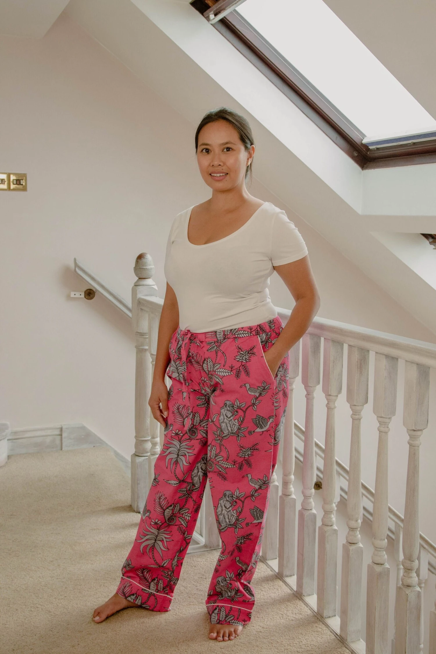 100% Cotton Trousers, Christmas Gift For Her, Pink Pjs UK,Sustainable Cotton Nightwear,Cotton Pyjama,Block Print,Gifts For Her, Christmas 3 100% Cotton Trousers, Christmas Gift For Her, Pink Pjs UK,Sustainable Cotton Nightwear,Cotton Pyjama,Block Print,Gifts For Her, Christmas