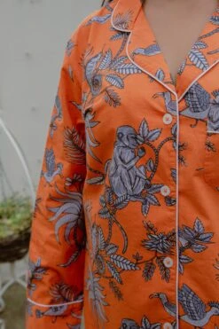 Cotton Shirt, 100% Organic PJ, Christmas Gift For Her, Orange Shirt UK, Womens Christmas Present UK, Sustainable Nightwear Pjs,Gifts For Her 11 Cotton Shirt, 100% Organic PJ, Christmas Gift For Her, Orange Shirt UK, Womens Christmas Present UK, Sustainable Nightwear Pjs,Gifts For Her -Jewellery Paradise il fullxfull.4212195778 j05k