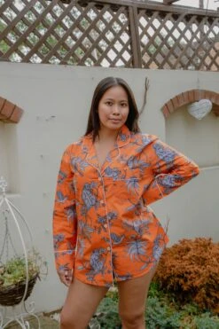 Cotton Shirt, 100% Organic PJ, Christmas Gift For Her, Orange Shirt UK, Womens Christmas Present UK, Sustainable Nightwear Pjs,Gifts For Her 13 Cotton Shirt, 100% Organic PJ, Christmas Gift For Her, Orange Shirt UK, Womens Christmas Present UK, Sustainable Nightwear Pjs,Gifts For Her -Jewellery Paradise il fullxfull.4212195802 qnop