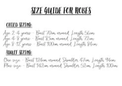 Personalised Robe - Personalised Dressing Gown - Birthday Robe - Sleepover Robe - Personalised With Any Text - Personalised Christmas Robe -Jewellery Paradise il fullxfull.4222106649 laji