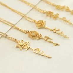 Personalized Name Necklace,Birth Flower Necklace,Gold Name Necklace,Personalized Jewelry,Birthday Gifts,Christmas Gift For Her 15 Personalized Name Necklace,Birth Flower Necklace,Gold Name Necklace,Personalized Jewelry,Birthday Gifts,Christmas Gift For Her -Jewellery Paradise il fullxfull.4229328166 dsck