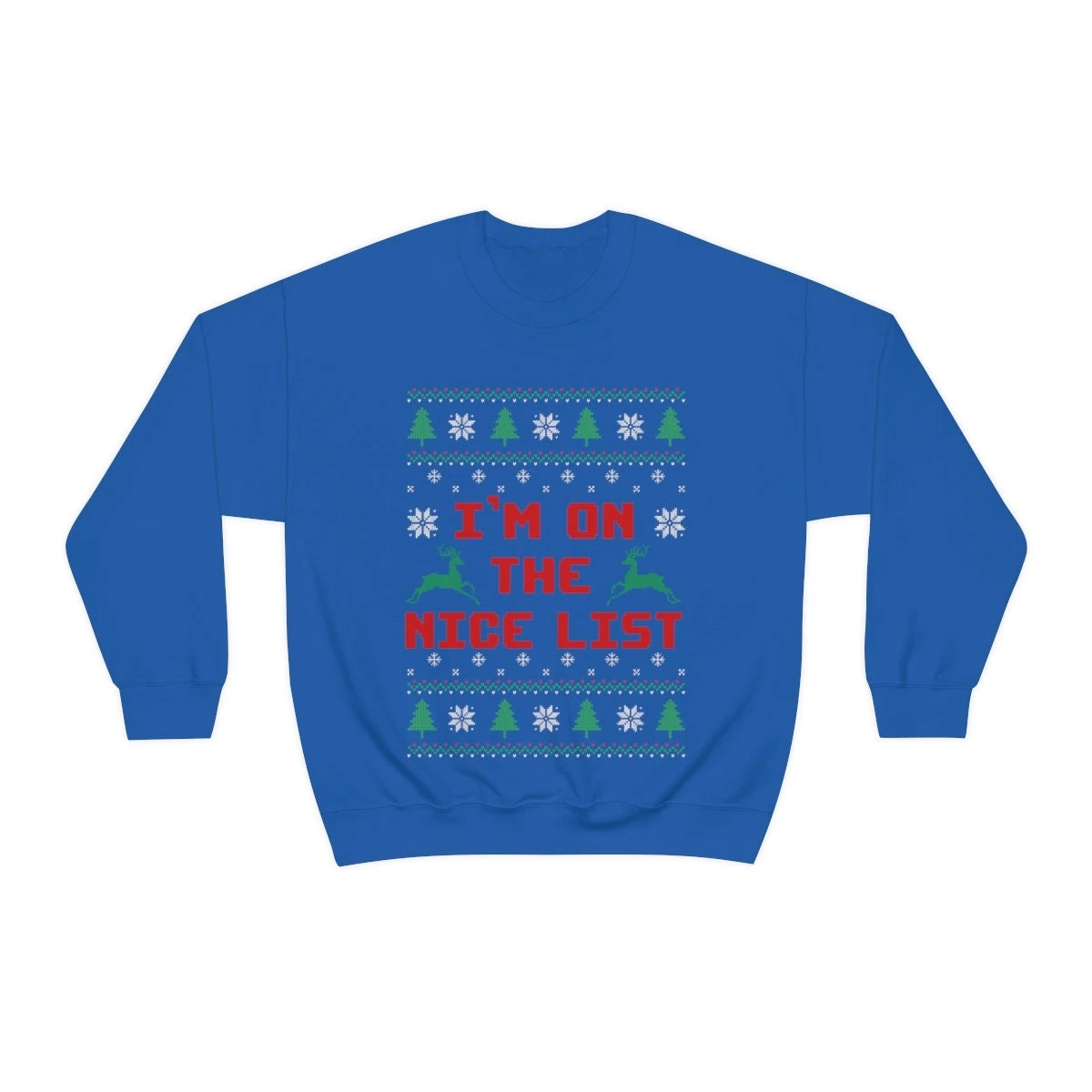 I'm On The Nice List Joke Jumper, Funny Xmas Jumper, Joke Christmas Sweater, Funny Secret Santa Gift, Christmas Slogan Jumper, Ugly Xmas Top 4 I'm On The Nice List Joke Jumper, Funny Xmas Jumper, Joke Christmas Sweater, Funny Secret Santa Gift, Christmas Slogan Jumper, Ugly Xmas Top - Image 2