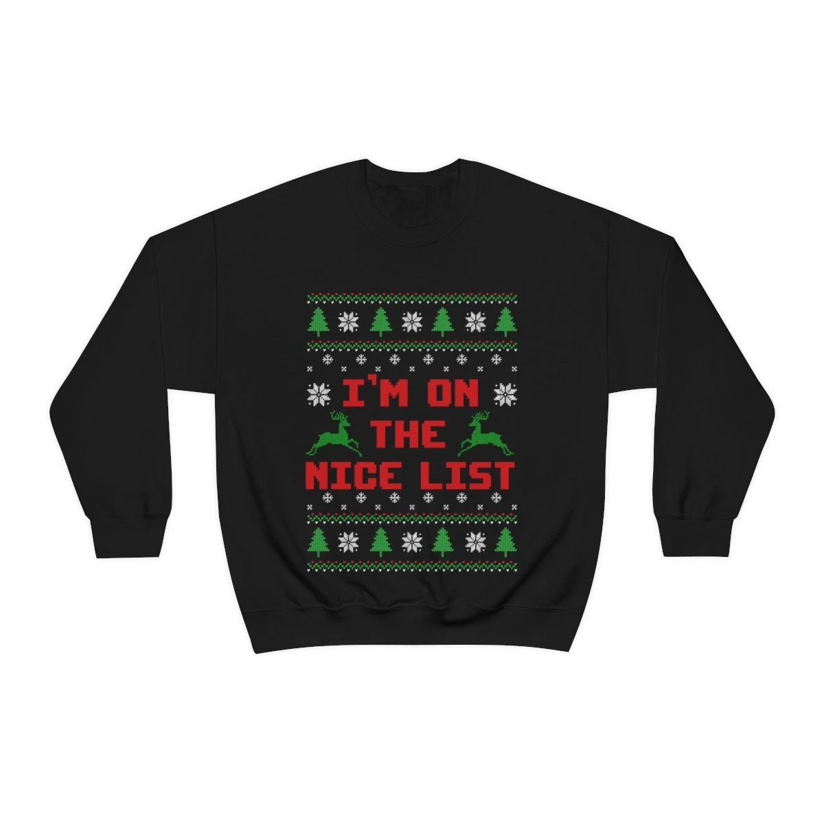 I'm On The Nice List Joke Jumper, Funny Xmas Jumper, Joke Christmas Sweater, Funny Secret Santa Gift, Christmas Slogan Jumper, Ugly Xmas Top 7 I'm On The Nice List Joke Jumper, Funny Xmas Jumper, Joke Christmas Sweater, Funny Secret Santa Gift, Christmas Slogan Jumper, Ugly Xmas Top - Image 5
