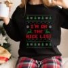I'm On The Nice List Joke Jumper, Funny Xmas Jumper, Joke Christmas Sweater, Funny Secret Santa Gift, Christmas Slogan Jumper, Ugly Xmas Top