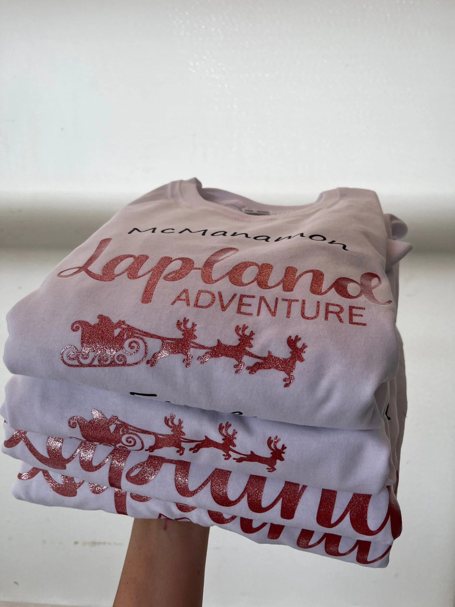 Personalised Lapland Family Christmas Pyjamas, Christmas Eve Pyjamas, Family Christmas Pyjamas, Long Sleeve Pjs. 6 Personalised Lapland Family Christmas Pyjamas, Christmas Eve Pyjamas, Family Christmas Pyjamas, Long Sleeve Pjs. - Image 4