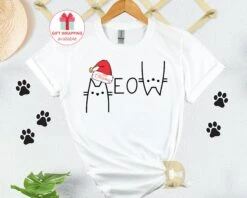 Funny Christmas Cat Shirt, Cat Lover TShirt For Women, Cat Lover Gift, Cat Mum Shirt, Christmas Gifts For Friends UK -Jewellery Paradise il fullxfull.4232242473 tgli
