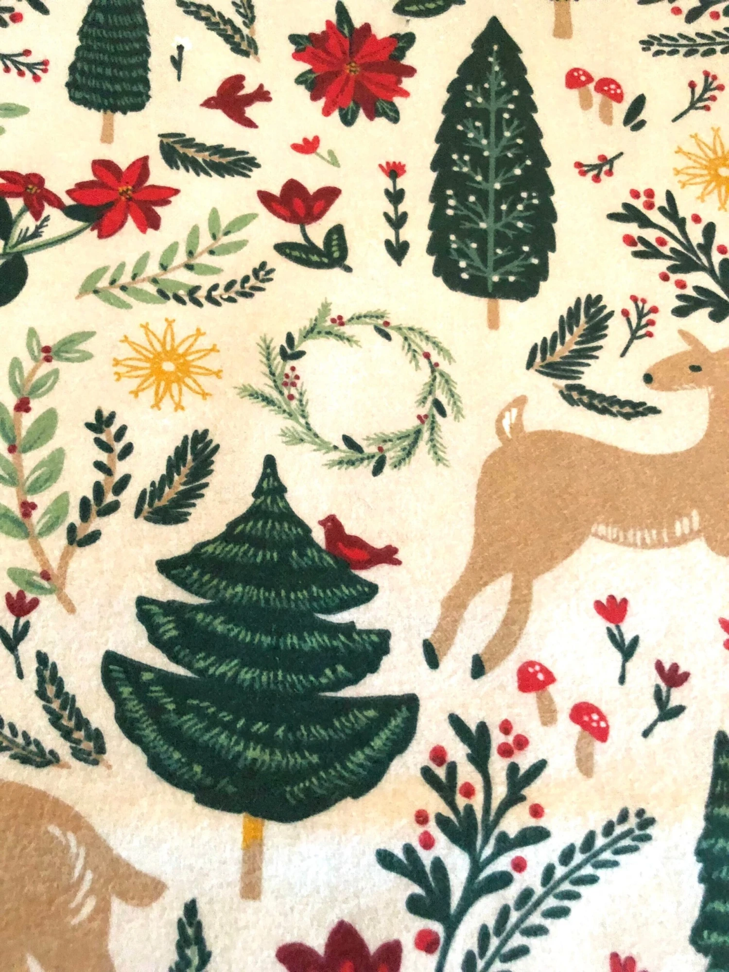 Christmas Traditions On Lt Tan Flannel Pajama Pants, Lounge Pants, Matching Family Pj's, Available Is Sizes XS-XXL, With "DEEP" Pockets! 4 Christmas Traditions On Lt Tan Flannel Pajama Pants, Lounge Pants, Matching Family Pj's, Available Is Sizes XS-XXL, With "DEEP" Pockets! - Image 2