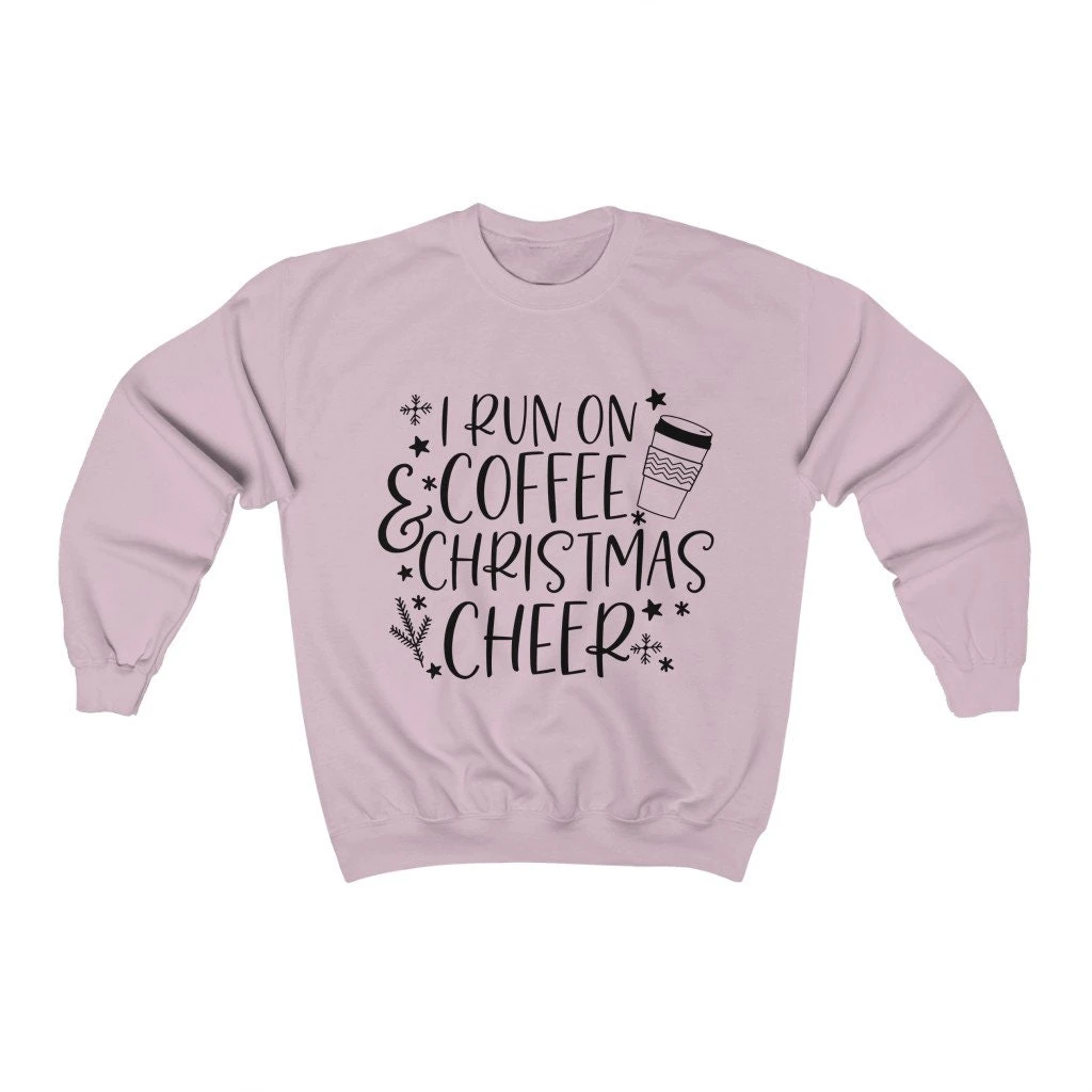 Coffee And Christmas Cheer Sweater, Christmas Top, Cute Xmas Jumper, Christmas Coffee Sweater, Xmas Season Top, Funny Christmas Party Shirt 8 Coffee And Christmas Cheer Sweater, Christmas Top, Cute Xmas Jumper, Christmas Coffee Sweater, Xmas Season Top, Funny Christmas Party Shirt - Image 6
