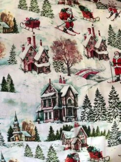 Christmas Village "Cotton" Pajama Pants, Lounge Pants, Pjs Are Available In Sizes SX-XXL. Our Pants Have "DEEP" Side Pockets!