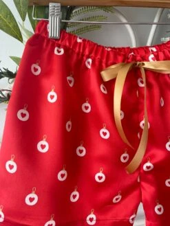 Christmas Satin Women PJ Shorts / Mother-Daughter Matching Shorts/ Christmas Bridesmaids Shorts -Jewellery Paradise il fullxfull.4247445380 o1ei