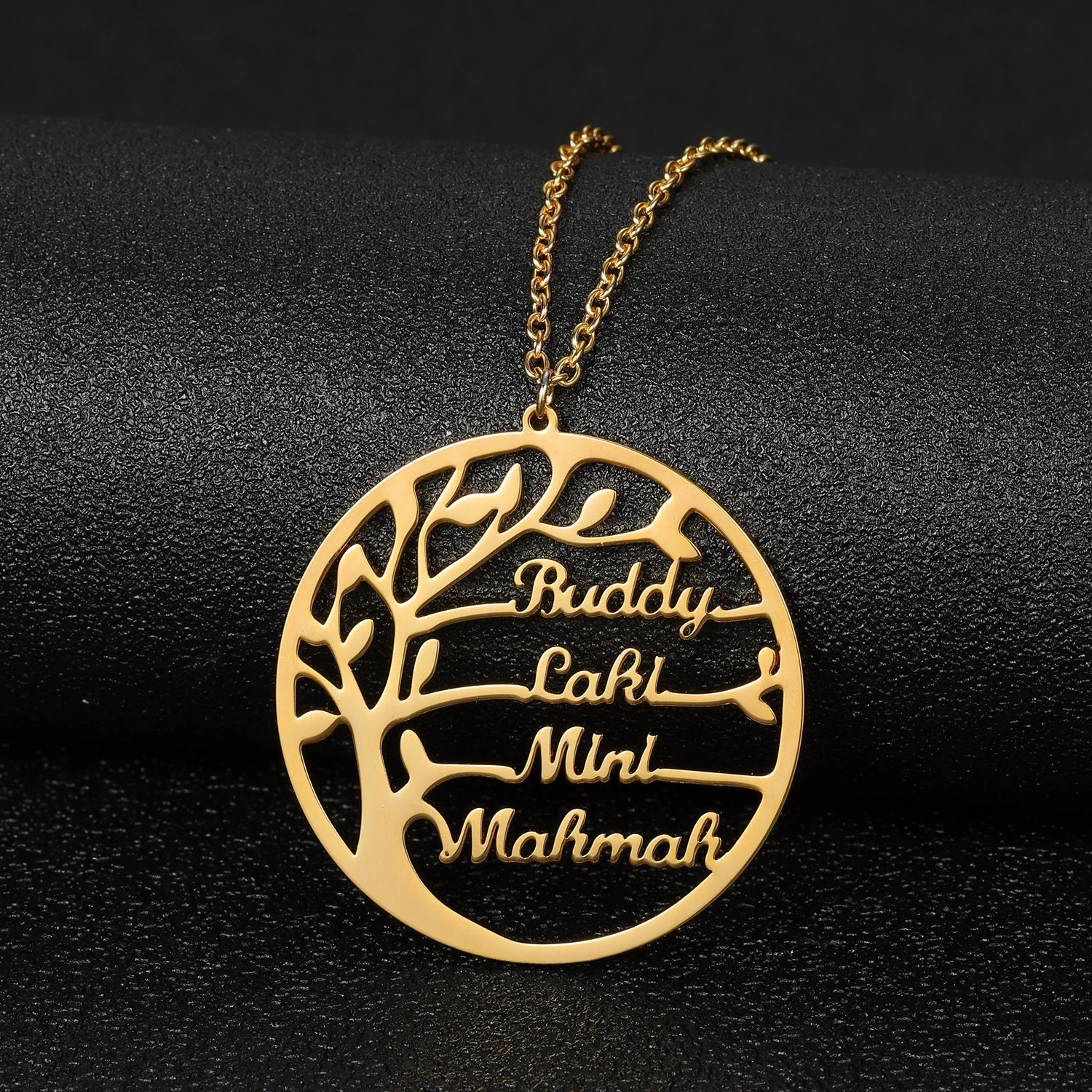 Family Name Necklace, Family Tree Necklace, Disc Necklace, Multiple Names Necklace, Personalized Name Necklace, Gift For Mum, Christmas Gift 3 Family Name Necklace, Family Tree Necklace, Disc Necklace, Multiple Names Necklace, Personalized Name Necklace, Gift For Mum, Christmas Gift