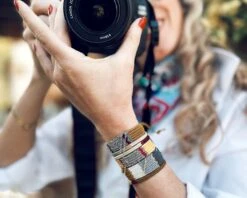 Mustard And Grey Handwoven Bracelet, Matching Cord Bracelet For Women, Adjustable Cuff Jewellery, Christmas / Birthday Gift, Chain Bracelet -Jewellery Paradise il fullxfull.4256766938 88bp