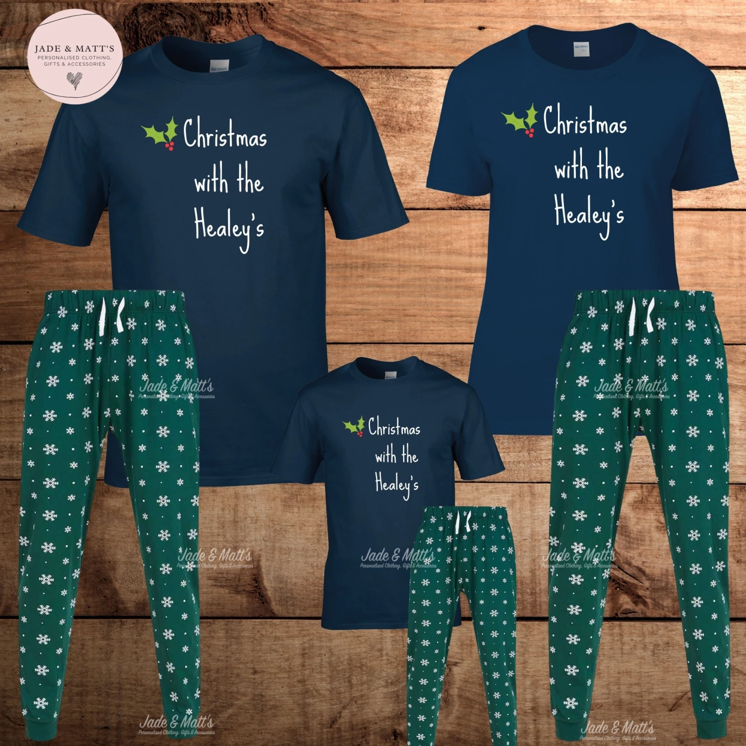 Christmas Pjs Matching Set, Personalised Xmas, Personalized, Family Couples Set 3 Christmas Pjs Matching Set, Personalised Xmas, Personalized, Family Couples Set