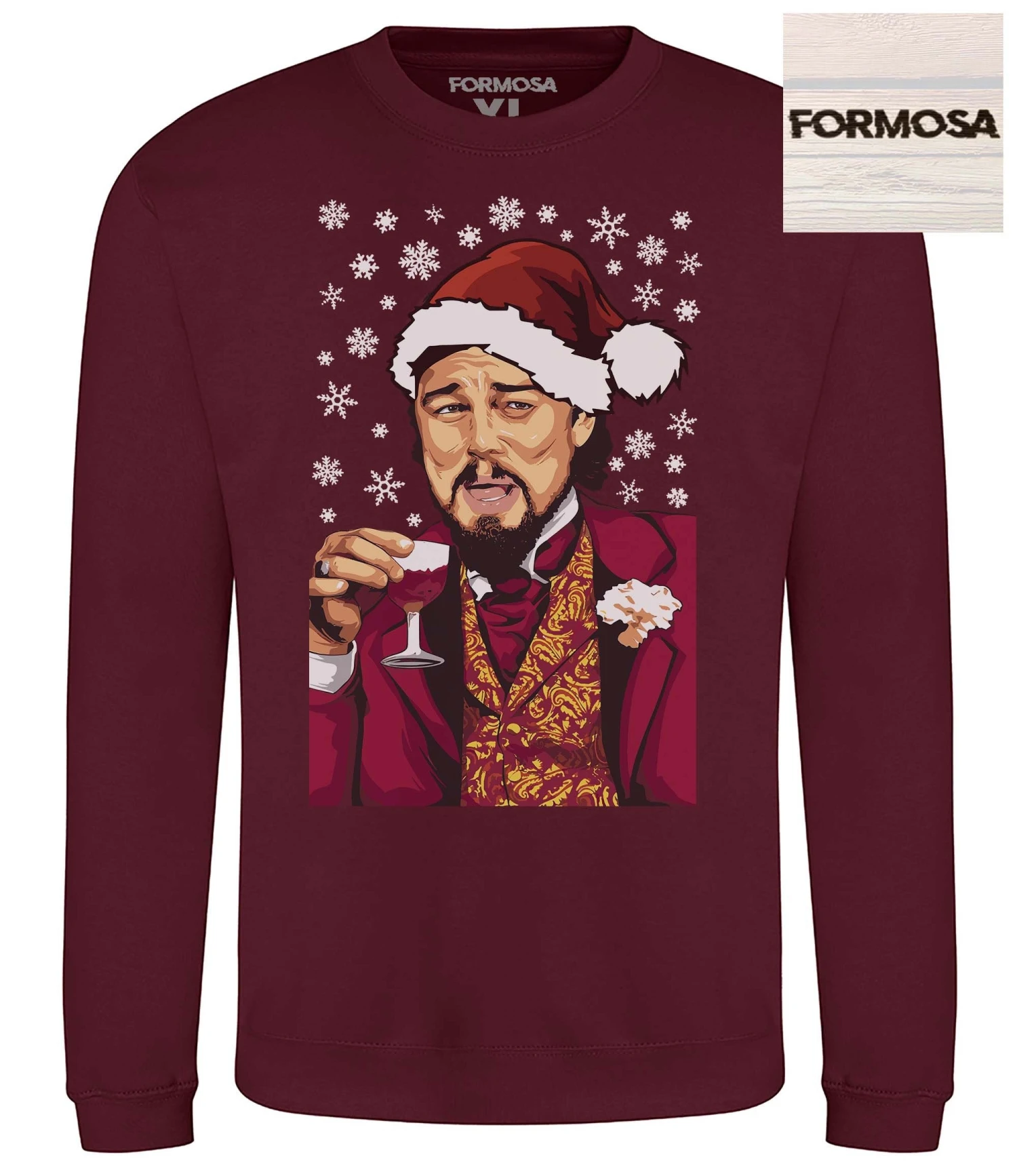 Leonardo Meme Christmas Jumper DiCaprio Ugly Xmas Sweater Adults & Kids 3 Leonardo Meme Christmas Jumper DiCaprio Ugly Xmas Sweater Adults & Kids