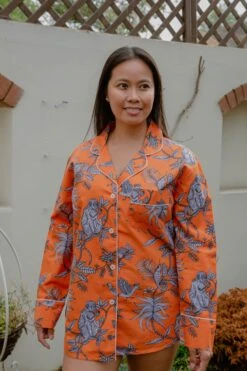 Cotton Shirt, 100% Organic PJ, Christmas Gift For Her, Orange Shirt UK, Womens Christmas Present UK, Sustainable Nightwear Pjs,Gifts For Her 14 Cotton Shirt, 100% Organic PJ, Christmas Gift For Her, Orange Shirt UK, Womens Christmas Present UK, Sustainable Nightwear Pjs,Gifts For Her -Jewellery Paradise il fullxfull.4259847943 aajq