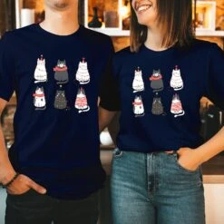 TSHIRT (5129) CHRISTMAS CAT Lighting Cats T-Shirt Funny Meowy Catmas Elf Costume Outfit Xmas Holiday Gift Shirt 14 TSHIRT (5129) CHRISTMAS CAT Lighting Cats T-Shirt Funny Meowy Catmas Elf Costume Outfit Xmas Holiday Gift Shirt -Jewellery Paradise il fullxfull.4260369142 di43