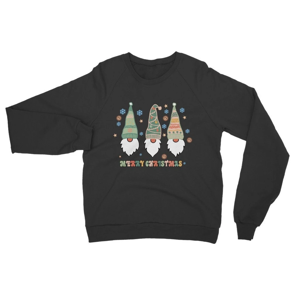 Gnomes Sweatshirt, Xmas Sweatshirt, Christmas Gnome Jumper, Xmas Gonk Jumper, Christmas Gnome Shirt, Christmas Party, Festive Top, Women Top 4 Gnomes Sweatshirt, Xmas Sweatshirt, Christmas Gnome Jumper, Xmas Gonk Jumper, Christmas Gnome Shirt, Christmas Party, Festive Top, Women Top - Image 2
