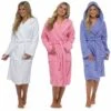 Ladies Hooded Towelling Bath Robe Dressing Gown 100% Cotton Terry Spa Quality Hotel Chic Birthday Christmas Present 2 Ladies Hooded Towelling Bath Robe Dressing Gown 100% Cotton Terry Spa Quality Hotel Chic Birthday Christmas Present -Jewellery Paradise il fullxfull.4268005096 iph8