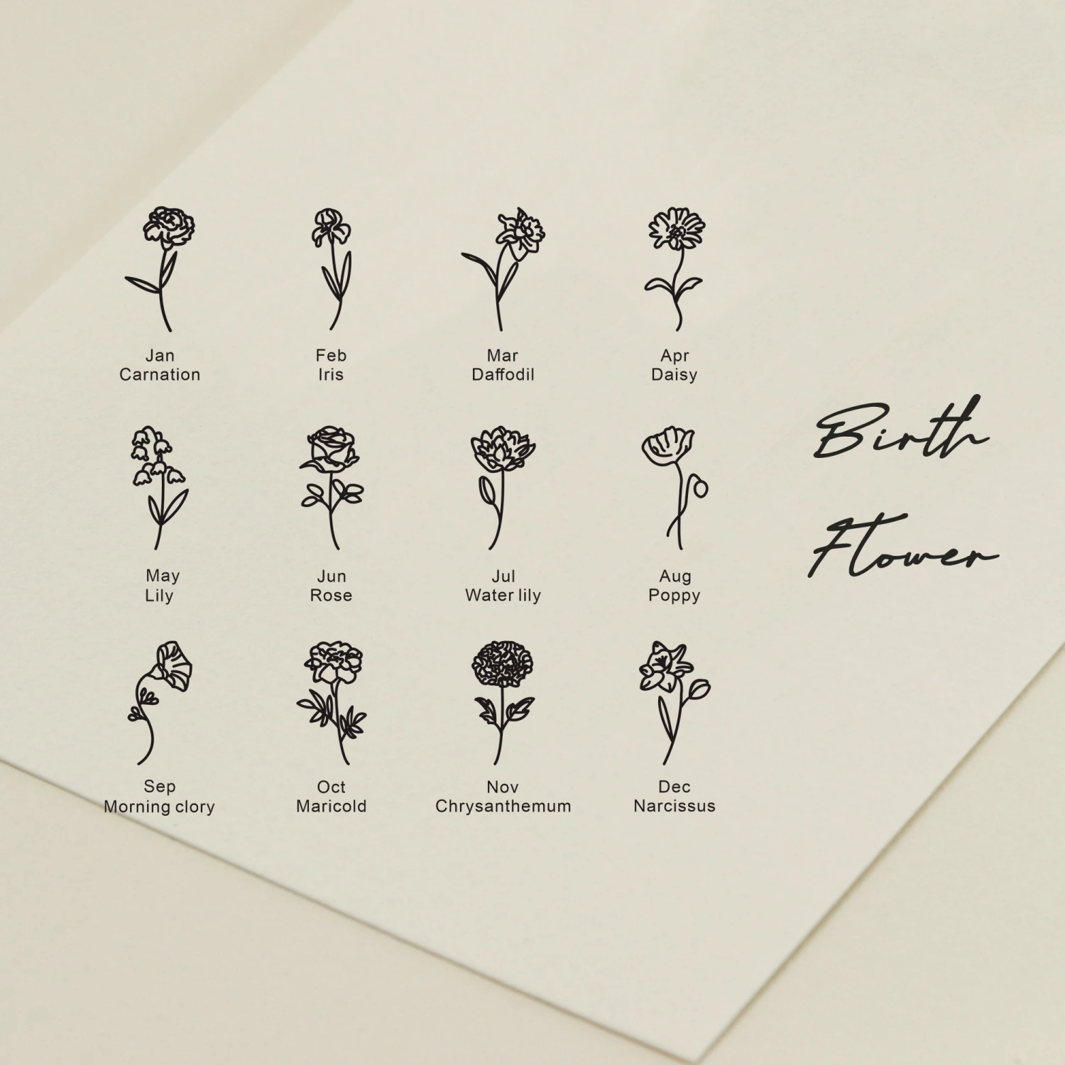 Personalized Name Necklace,Birth Flower Necklace,Gold Name Necklace,Personalized Jewelry,Birthday Gifts,Christmas Gift For Her 5 Personalized Name Necklace,Birth Flower Necklace,Gold Name Necklace,Personalized Jewelry,Birthday Gifts,Christmas Gift For Her - Image 3