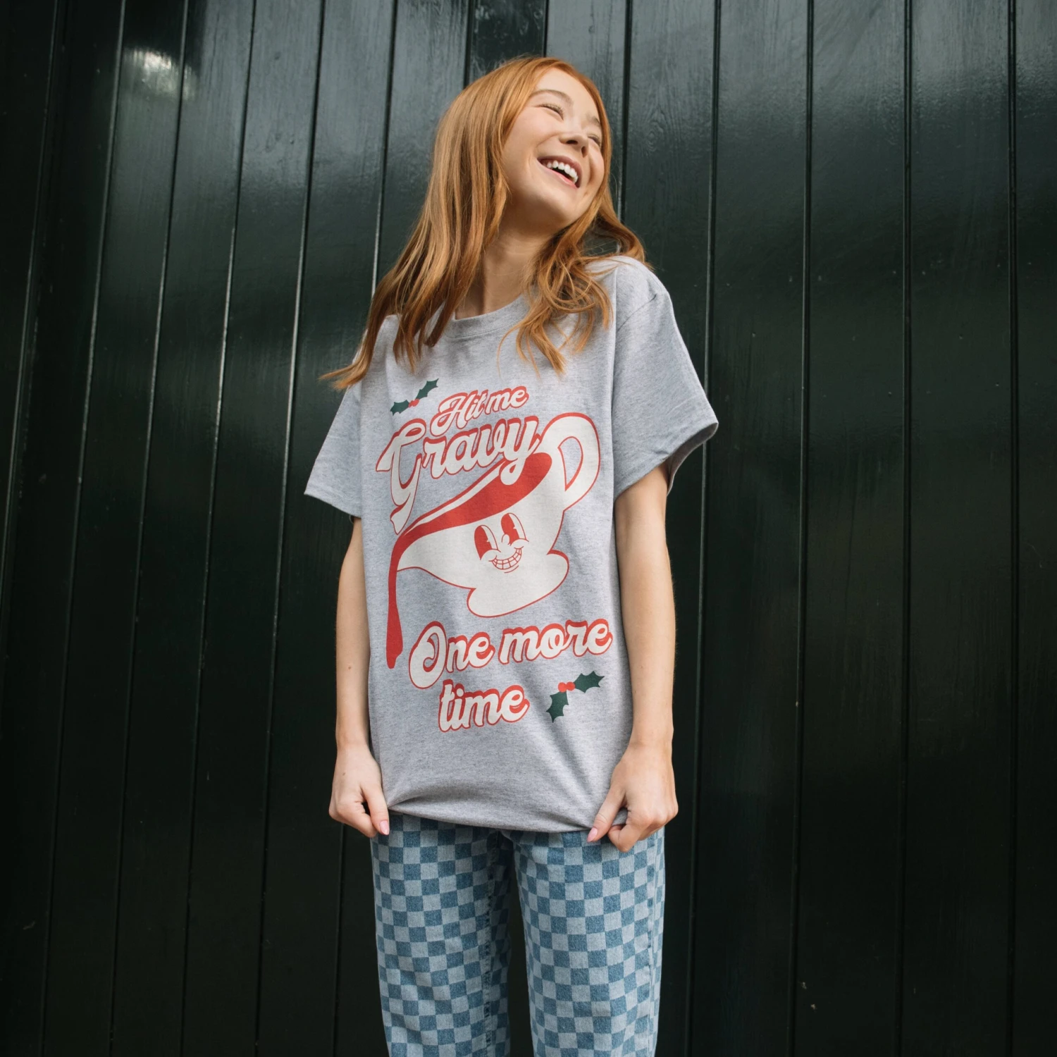 Gravy One More Time Women's Christmas T-Shirt 6 Gravy One More Time Women's Christmas T-Shirt - Image 4