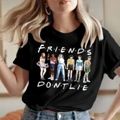 TSHIRT (3607) DON'T LIE Christmas Friends Running Up Eleven Upside Down Strange Kids T-shirt -Jewellery Paradise il fullxfull.4274457382 c2t1