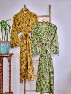 Pure Cotton Olive Mustard Ikat Print House Dressing Robe Spa Kimono Beach Coverup/Comfy Maternity New Mom Couple Set His Her Christmas Gift 16 Pure Cotton Olive Mustard Ikat Print House Dressing Robe Spa Kimono Beach Coverup/Comfy Maternity New Mom Couple Set His Her Christmas Gift -Jewellery Paradise il fullxfull.4277496577 opjl