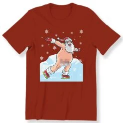 Funny Christmas Naked Skating Santa For Men And Women T-shirt Nude Santa Claus Shirt Graphic Tee Merry Christmas T-shirt Plus Size Available -Jewellery Paradise il fullxfull.4280726255 sl4b