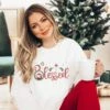 Blessed Sweatshirt, Christmas Jumper, Family Christmas Shirt, Nativity Shirt, Christian Christmas Shirt, Family Matching Christmas Sweater 1 Blessed Sweatshirt, Christmas Jumper, Family Christmas Shirt, Nativity Shirt, Christian Christmas Shirt, Family Matching Christmas Sweater -Jewellery Paradise il fullxfull.4290948072 hrur