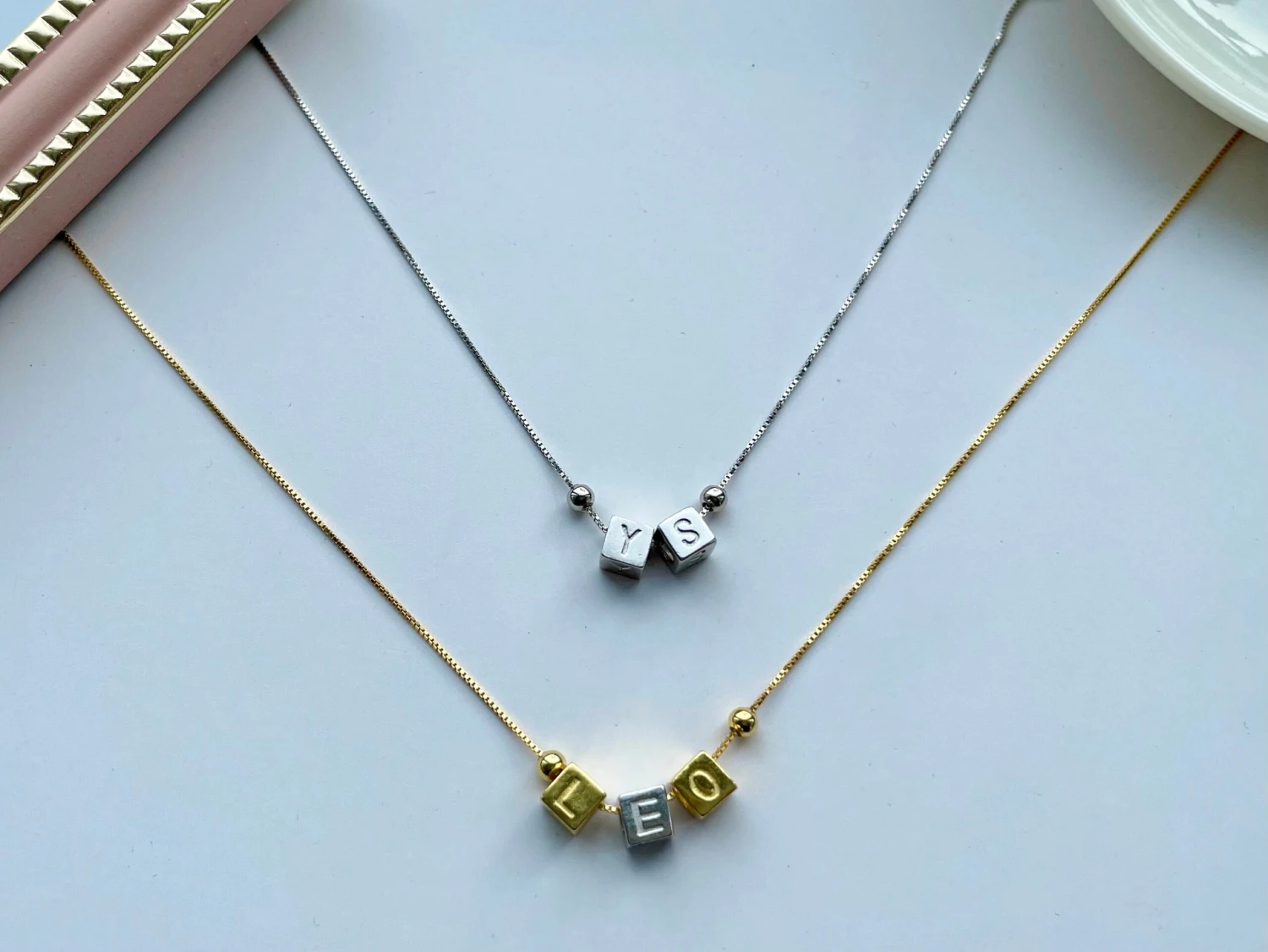 Personalised Name Necklace, Letter Necklace, 925 Silver Necklace,initial Necklace, Gold Name Necklace, Gift For Her, Christmas Jewelry 8 Personalised Name Necklace, Letter Necklace, 925 Silver Necklace,initial Necklace, Gold Name Necklace, Gift For Her, Christmas Jewelry - Image 6