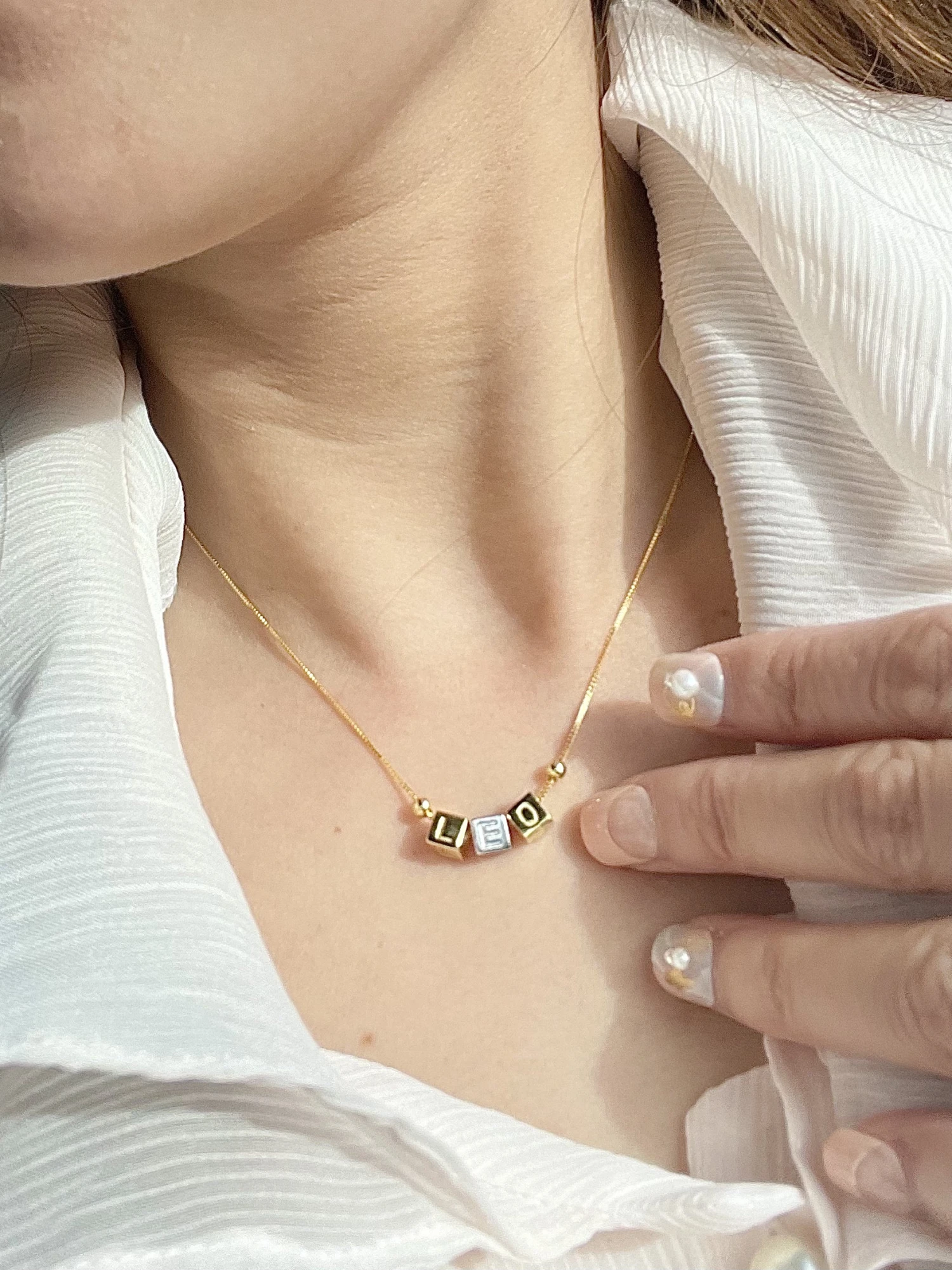 Personalised Name Necklace, Letter Necklace, 925 Silver Necklace,initial Necklace, Gold Name Necklace, Gift For Her, Christmas Jewelry 4 Personalised Name Necklace, Letter Necklace, 925 Silver Necklace,initial Necklace, Gold Name Necklace, Gift For Her, Christmas Jewelry - Image 2