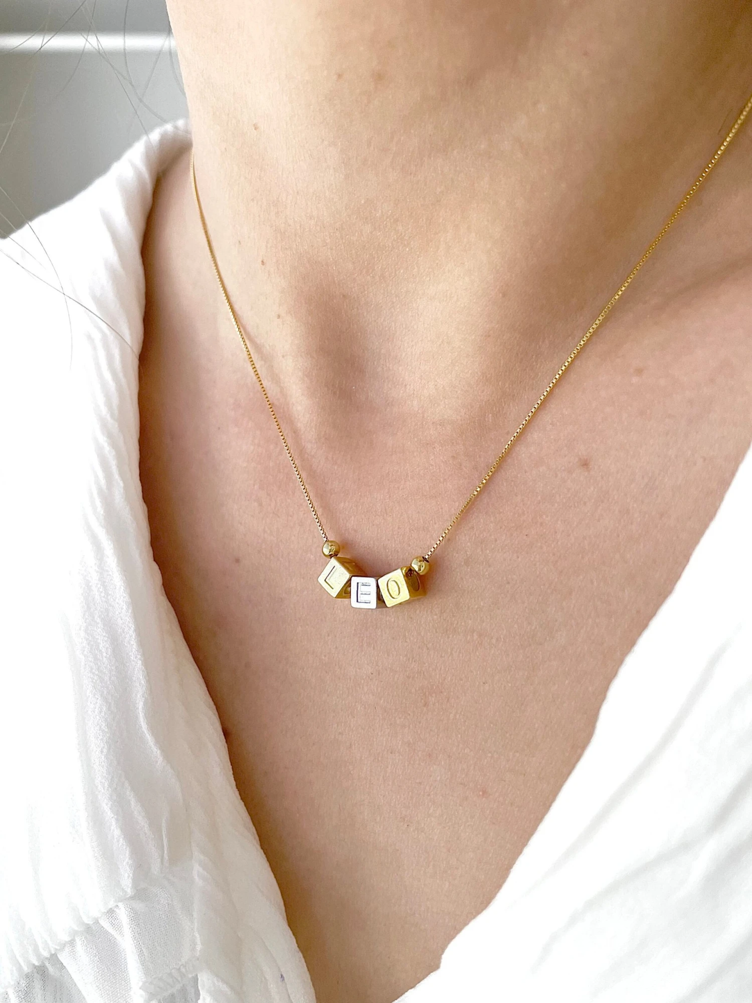 Personalised Name Necklace, Letter Necklace, 925 Silver Necklace,initial Necklace, Gold Name Necklace, Gift For Her, Christmas Jewelry 7 Personalised Name Necklace, Letter Necklace, 925 Silver Necklace,initial Necklace, Gold Name Necklace, Gift For Her, Christmas Jewelry - Image 5