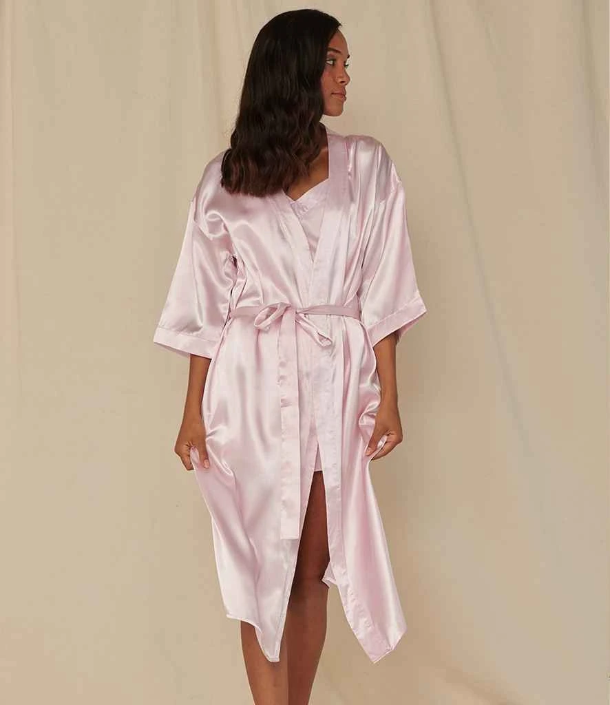 Ladies Premium Quality Satin Night Suit Robe Personalised Name Print Bridesmaid Bridal Shower, Christmas Gift, Christmas Pjs, Wedding Gift 8 Ladies Premium Quality Satin Night Suit Robe Personalised Name Print Bridesmaid Bridal Shower, Christmas Gift, Christmas Pjs, Wedding Gift - Image 6