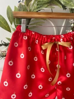 Christmas Satin Women PJ Shorts / Mother-Daughter Matching Shorts/ Christmas Bridesmaids Shorts -Jewellery Paradise il fullxfull.4295085277 5hky