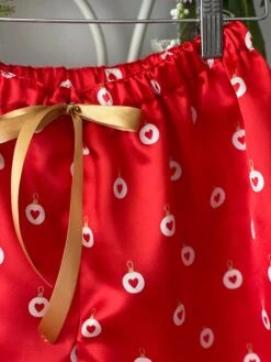Christmas Satin Women PJ Shorts / Mother-Daughter Matching Shorts/ Christmas Bridesmaids Shorts -Jewellery Paradise il fullxfull.4295085377 4185