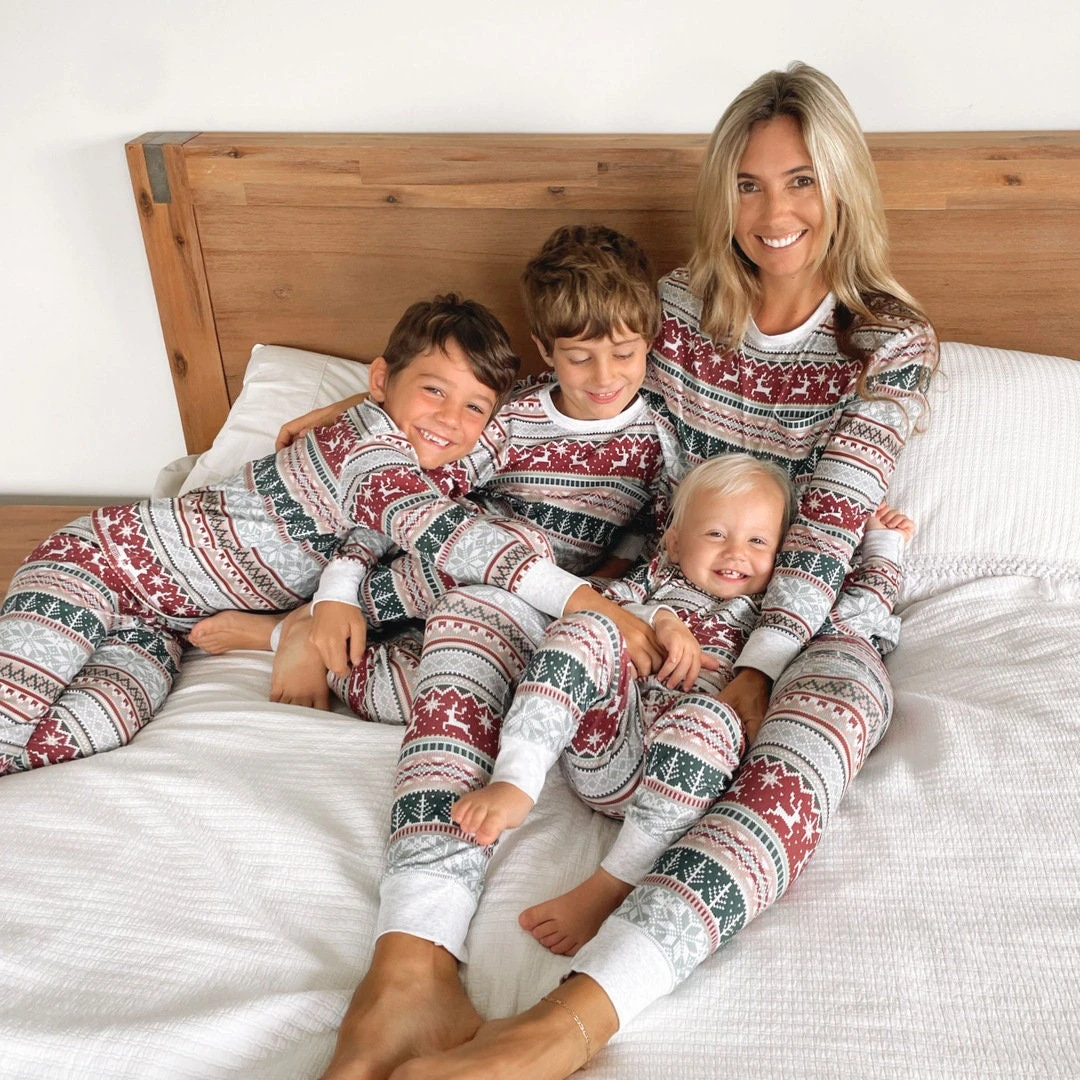 2023 Christmas Matching Family Pyjamas Set With Pet, Couples Pajamas, His And Hers, Parent And Child, Baby First Christmas, Dog Xmas Eve 7 2023 Christmas Matching Family Pyjamas Set With Pet, Couples Pajamas, His And Hers, Parent And Child, Baby First Christmas, Dog Xmas Eve - Image 5