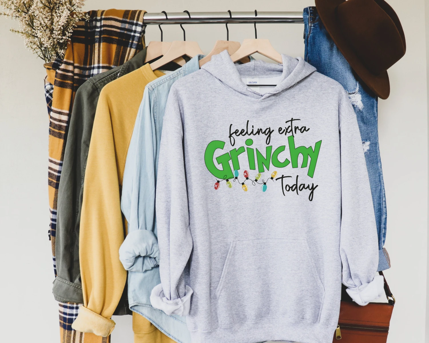 Feeling Extra Grinchy Today Hoodie, Grinch Hoodie, UNISEX Grinch Sweatshirt, Christmas Gift 3 Feeling Extra Grinchy Today Hoodie, Grinch Hoodie, UNISEX Grinch Sweatshirt, Christmas Gift