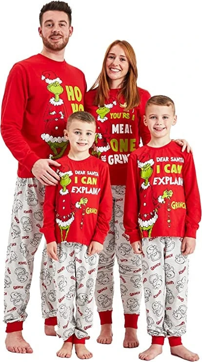 Family Matching Grinch Christmas Pyjamas 5 Family Matching Grinch Christmas Pyjamas - Image 3