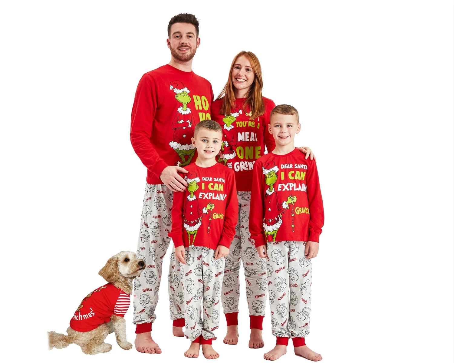 Family Matching Grinch Christmas Pyjamas 6 Family Matching Grinch Christmas Pyjamas - Image 4