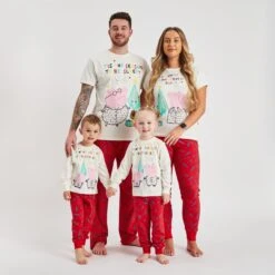 Family Matching Peppa Pig Christmas Pyjamas