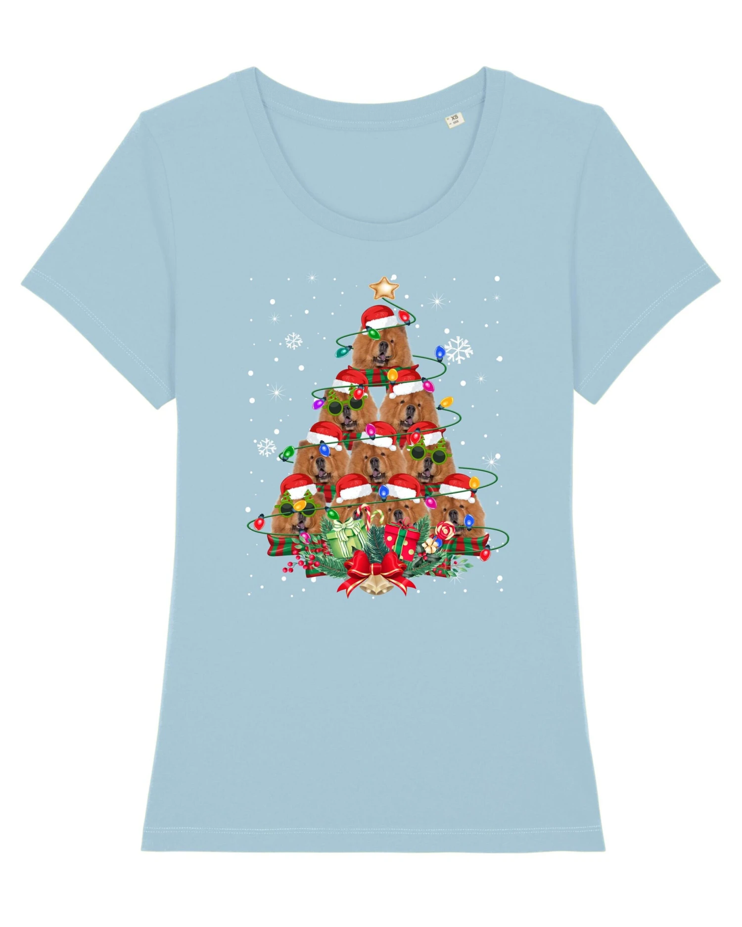 Chow Chow Dog Gifts Xmas Christmas Mens Womens Kids TShirt Tee T-Shirt Tree Santa Lover 8 Chow Chow Dog Gifts Xmas Christmas Mens Womens Kids TShirt Tee T-Shirt Tree Santa Lover - Image 6