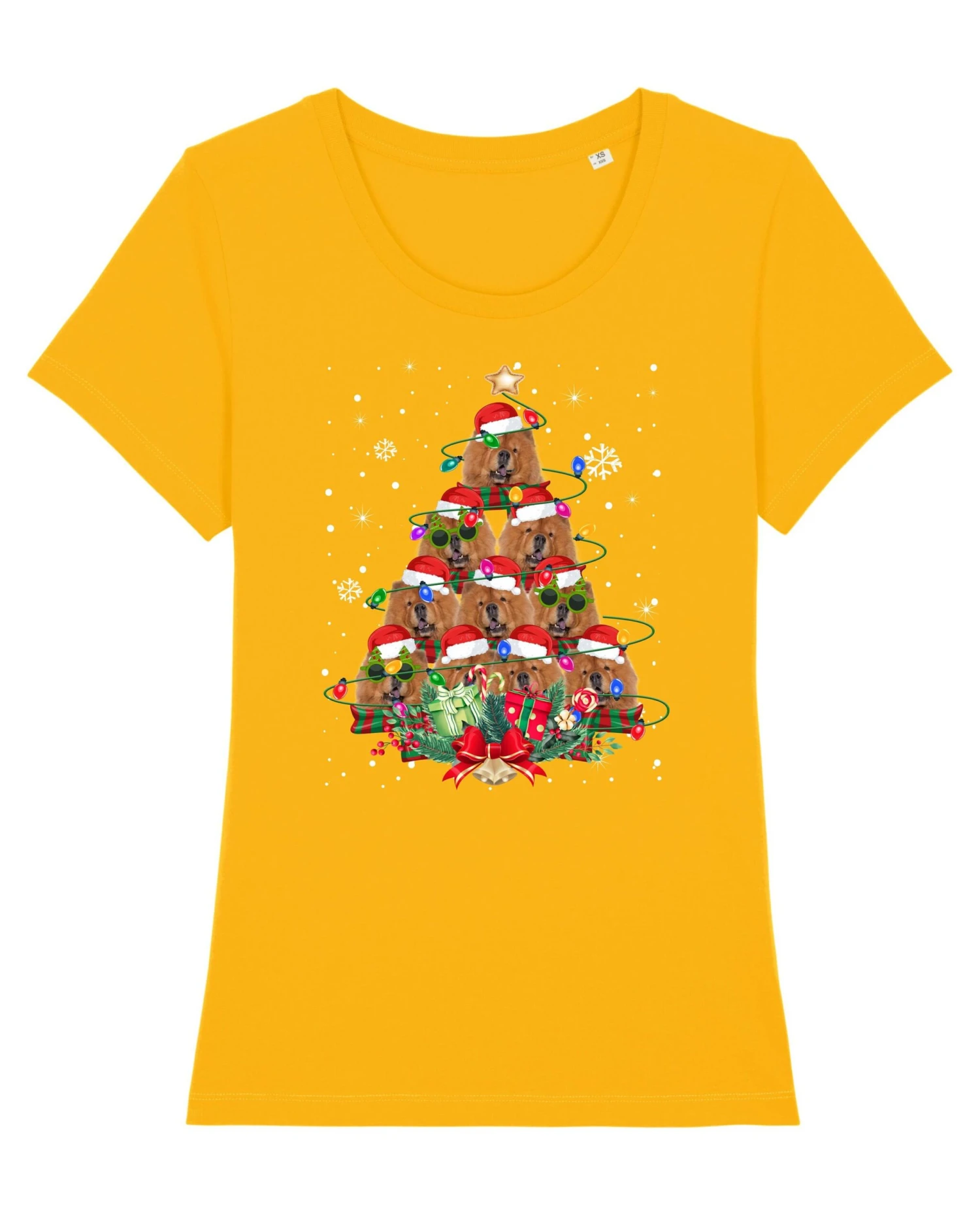 Chow Chow Dog Gifts Xmas Christmas Mens Womens Kids TShirt Tee T-Shirt Tree Santa Lover 10 Chow Chow Dog Gifts Xmas Christmas Mens Womens Kids TShirt Tee T-Shirt Tree Santa Lover - Image 8