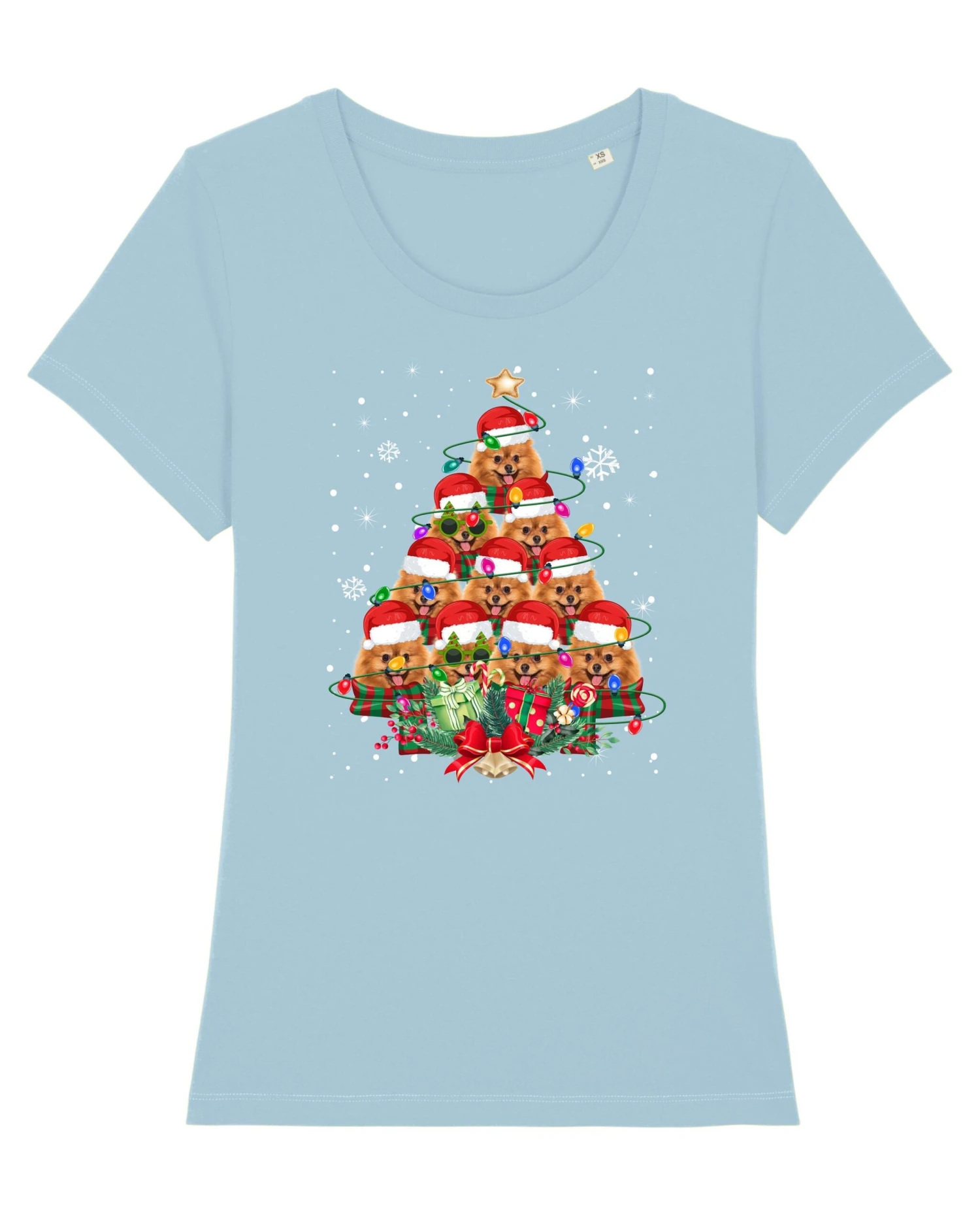 Pomeranian Dog Gifts Xmas Christmas Mens Womens Kids TShirt Tee T-Shirt Tree Santa Lover 8 Pomeranian Dog Gifts Xmas Christmas Mens Womens Kids TShirt Tee T-Shirt Tree Santa Lover - Image 6