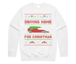 Formula Racing Driving Home For Christmas Jumper Sweater Sweatshirt Sainz Lando Max -Jewellery Paradise il fullxfull.4312332294 7hfl