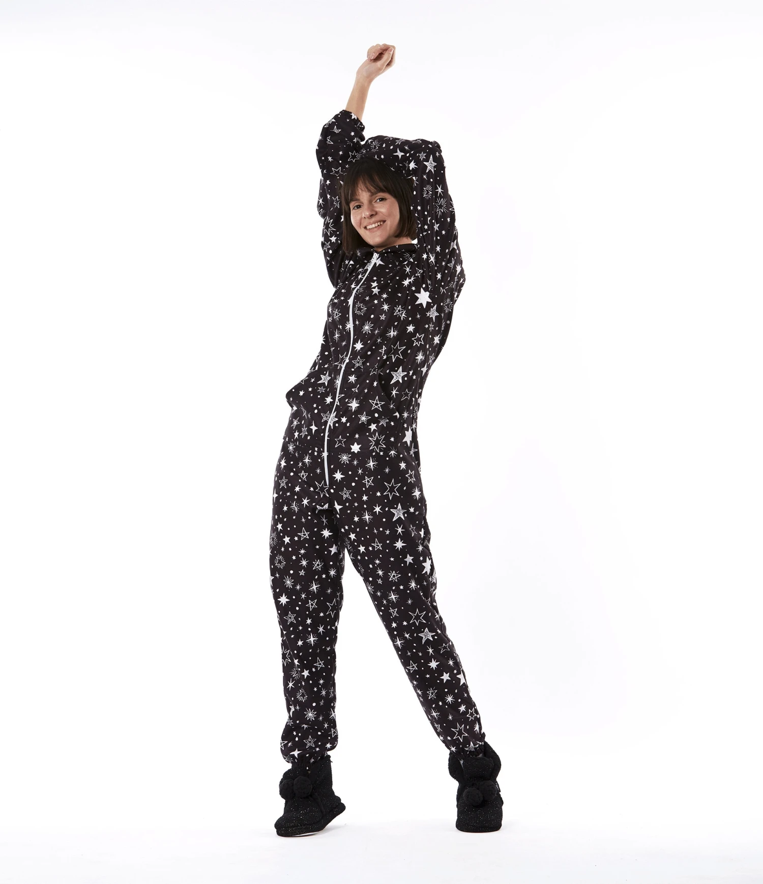 Holiday Pajamas, Stars Costume, Christmas Pajamas, Adult Onesie, Family Christmas Pajamas, Christmas Gifts, Gift For Her, Gift For Him 5 Holiday Pajamas, Stars Costume, Christmas Pajamas, Adult Onesie, Family Christmas Pajamas, Christmas Gifts, Gift For Her, Gift For Him - Image 3