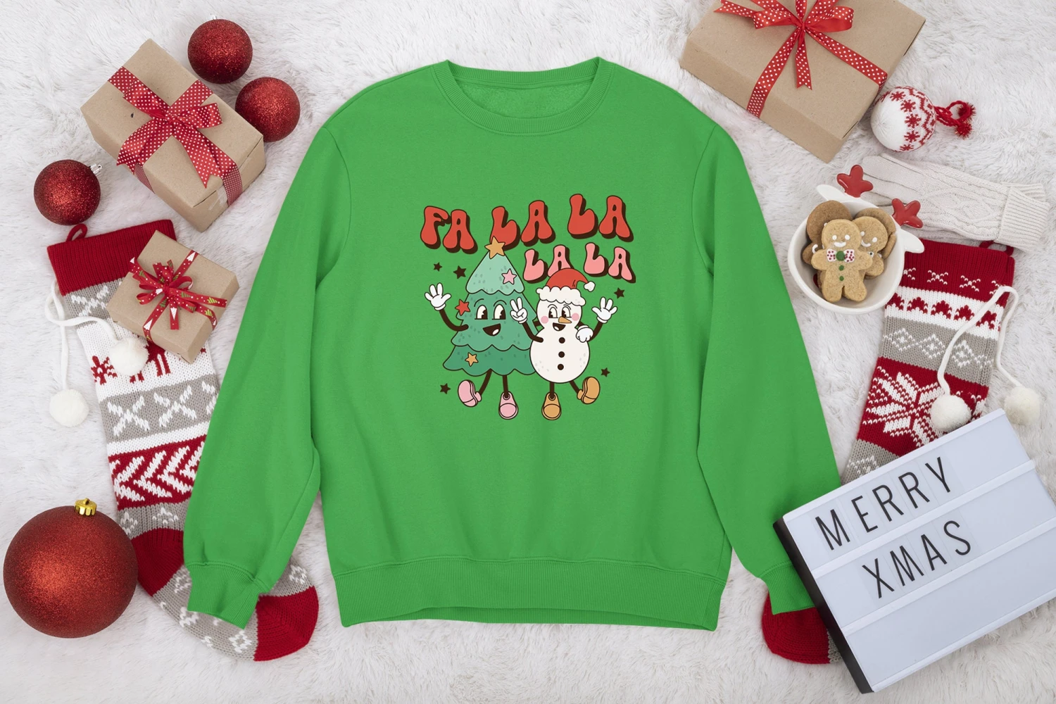 Fa La La La Christmas Sweater, Christmas Jumper Uk, Retro Christmas Jumper, Vintage Christmas Sweatshirt, Groovy Xmas Sweater 11 Fa La La La Christmas Sweater, Christmas Jumper Uk, Retro Christmas Jumper, Vintage Christmas Sweatshirt, Groovy Xmas Sweater - Image 9