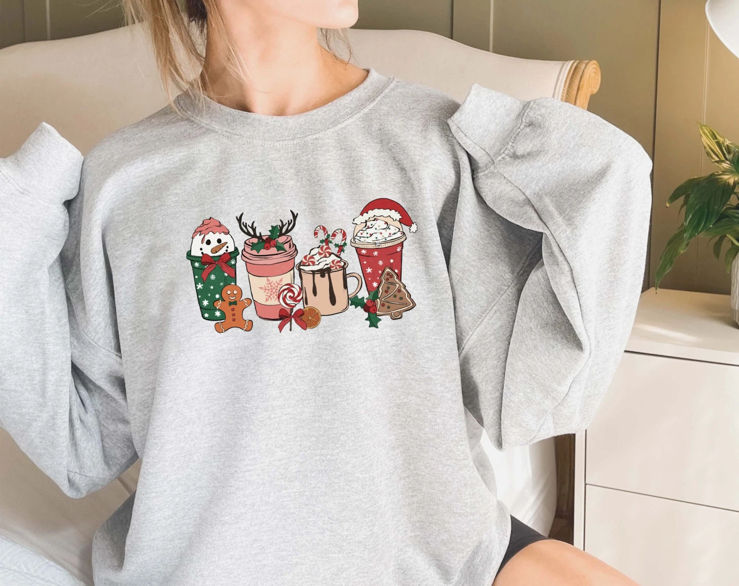 Christmas Drinks Sweatshirt, Christmas Latte Sweater, Christmas Jumper Uk, Christmas Hoodie, Retro Christmas Jumper, Ugly Christmas Jumper, 7 Christmas Drinks Sweatshirt, Christmas Latte Sweater, Christmas Jumper Uk, Christmas Hoodie, Retro Christmas Jumper, Ugly Christmas Jumper, - Image 5