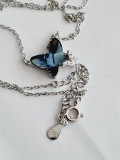 925 Silver Butterfly Swarovski Crystal, Blue Butterfly,crystal Pendant Necklace,Christmas Gift Ideas, High Quality, Sparkle, Diamante -Jewellery Paradise il fullxfull.4318940346 o6a9