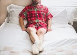 Men's Christmas Pajamas, Plaid Pajamas, Family Pajamas, Matching Pajamas, Family Christmas Pajamas, Xmas, Custom Plaid Pajamas, Men's Pjs