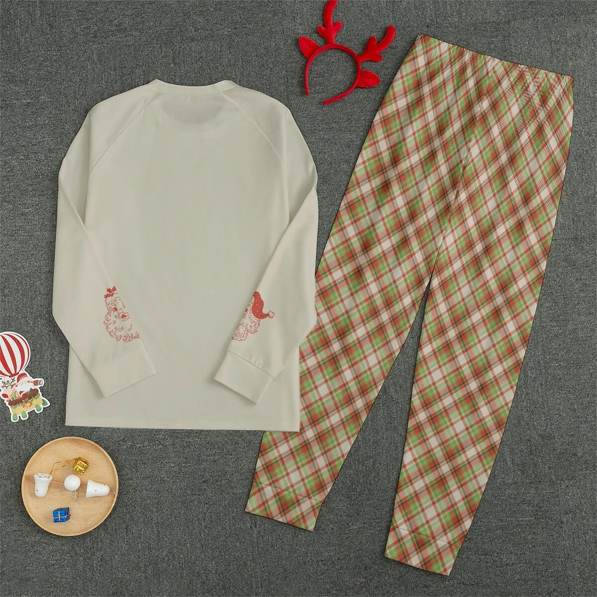 Matching Family Christmas Pajamas, Daddy Claus Pajamas, Mama Claus Pajamas, Vintage Santa Christmas Pajamas, Santa Pajamas 5 Matching Family Christmas Pajamas, Daddy Claus Pajamas, Mama Claus Pajamas, Vintage Santa Christmas Pajamas, Santa Pajamas - Image 3